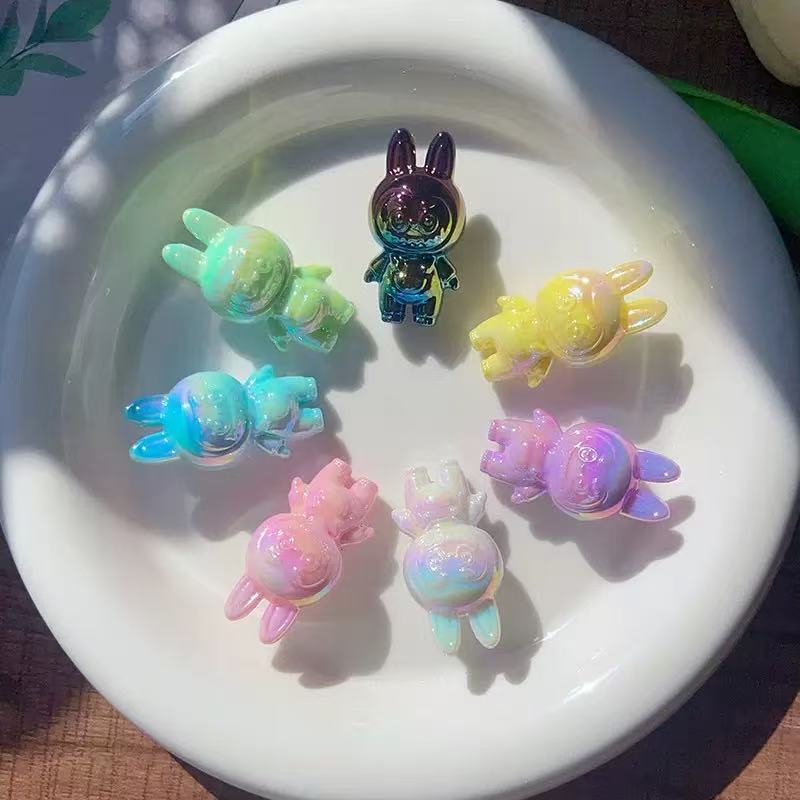 Acrylic bubu beads