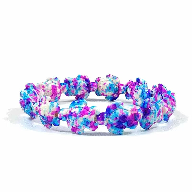 Mixed Colorful Ocean Turquoise Beads-A1-Open in live